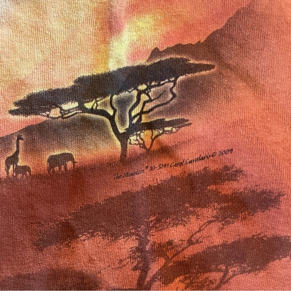 - The Mountain Orange Tie Dye  2009 Lion Perry Zoo 200 T shirt - Picture 3 of 6